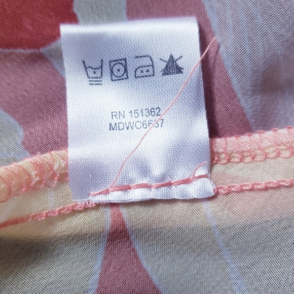 Charming & Easy Floral Dress - Indigo Rose, M - Stretchy Waist! - Picture 8 of 9